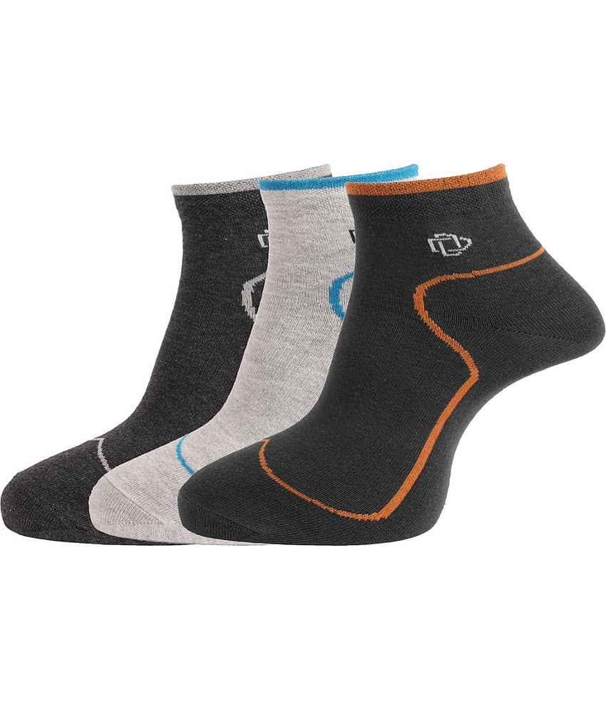 Dollar Socks Cotton Ankle Length Socks Pack of 3