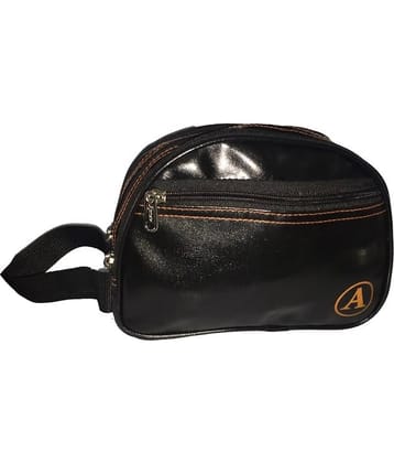 Apnav Black P.U. Multipurpose Pouch