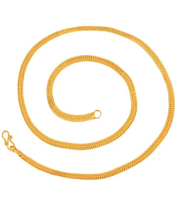 FASHION FRILL Gold Plated Chain ( Set of 1 )
