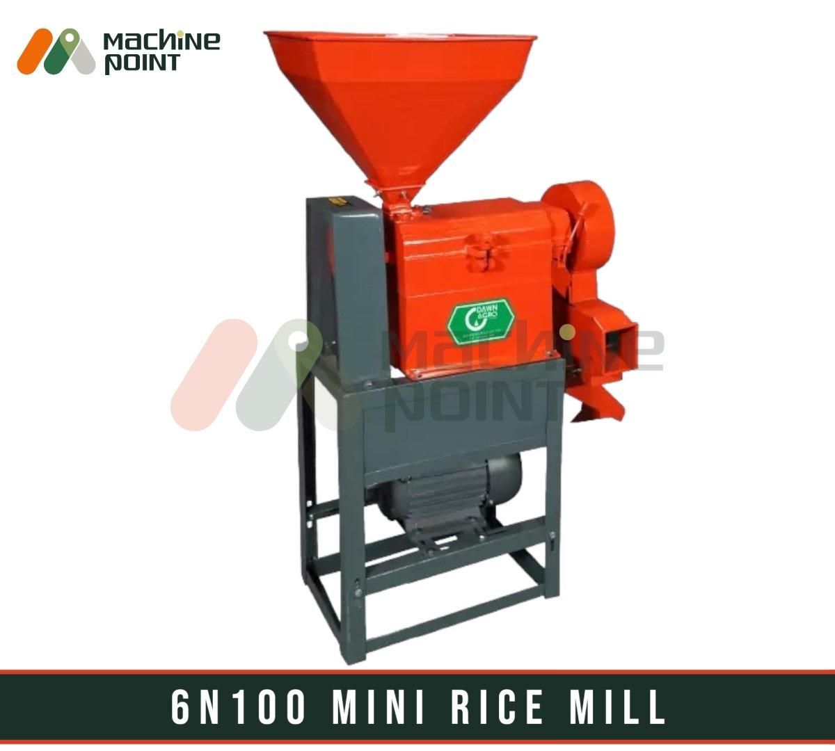 6N100 Mini Rice Mill