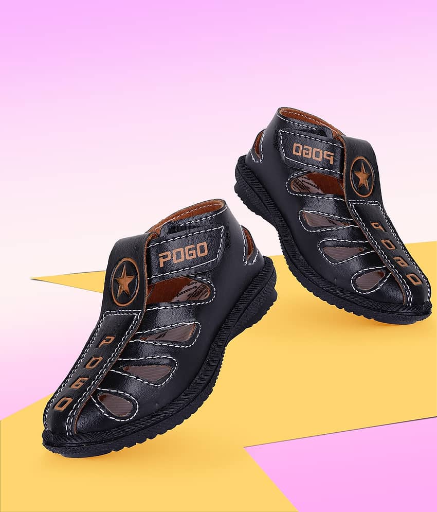 BUNNIES&nbsp;Velcro Sports Sandals For Boys & Girls Black