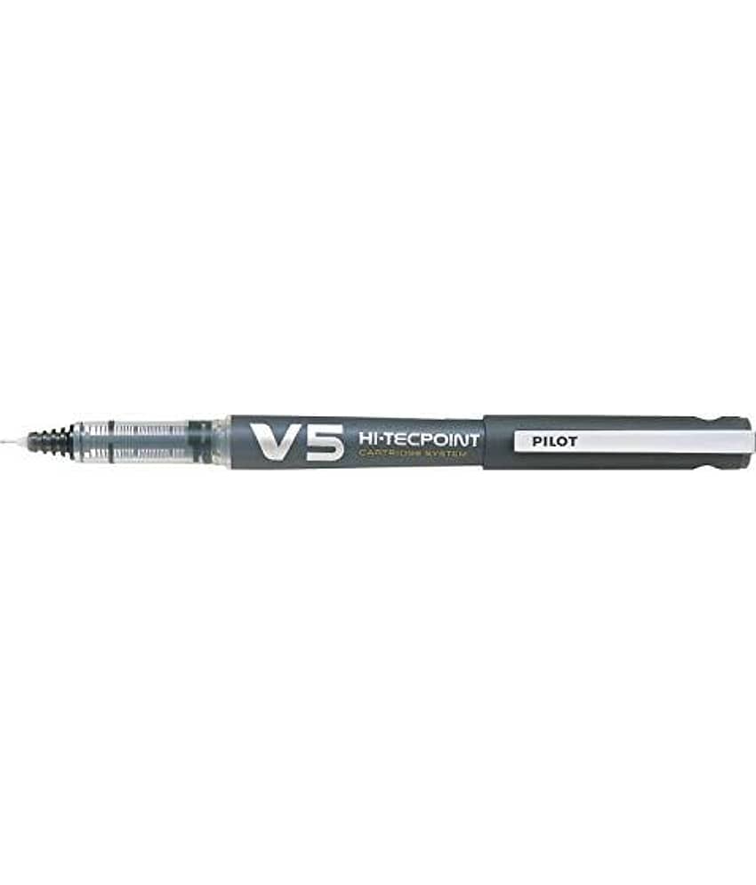 Pilot Hi-Tecpoint V5 Cartridge Pen Black Pack of 6
