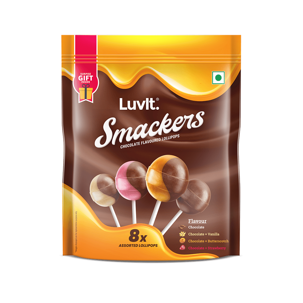 Luvit Smackers Choco Pouch || 8 Pieces || 96 Grams