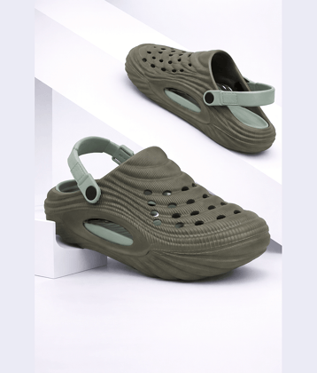 Clymb - Olive Men's Clogs
