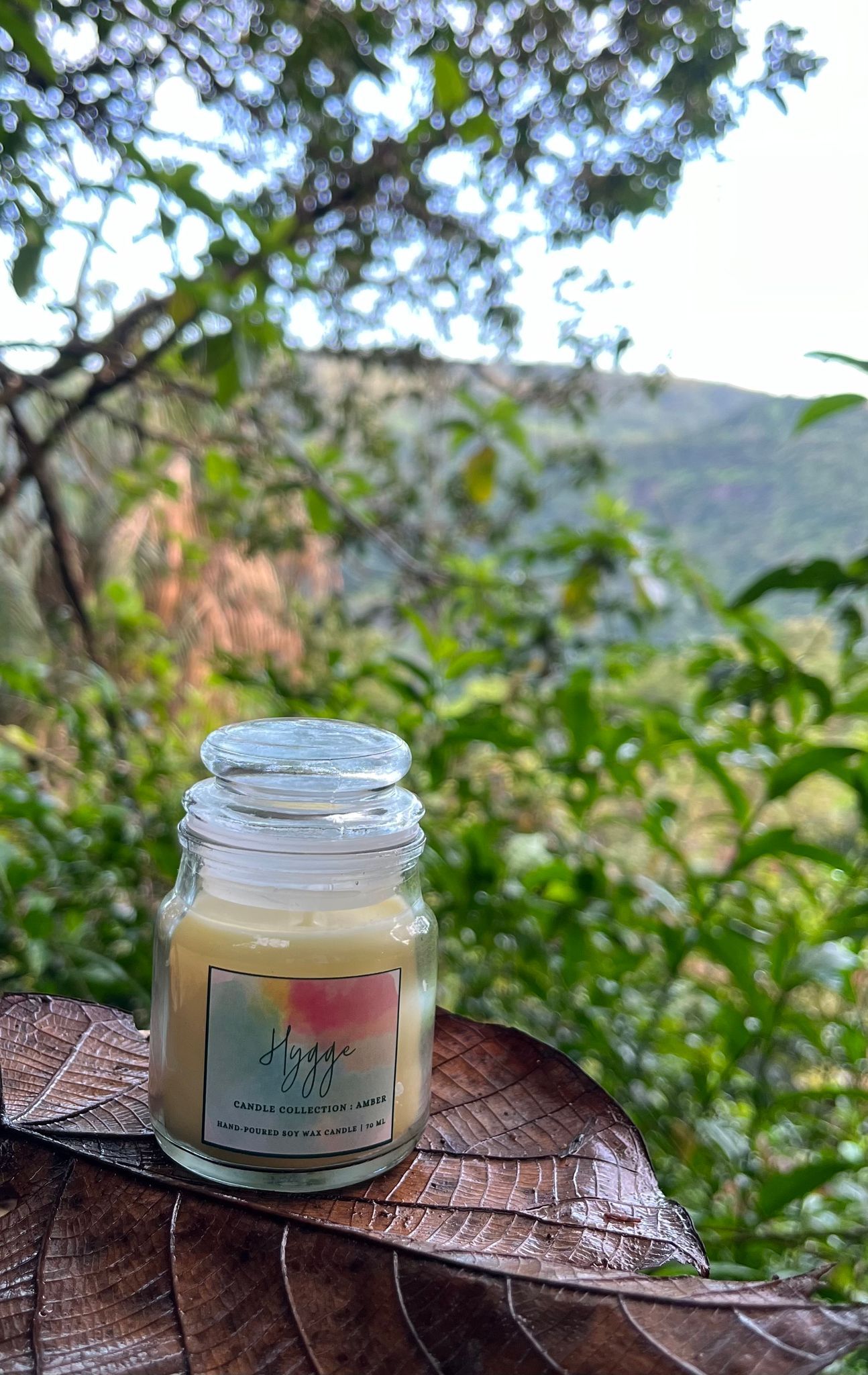 Hygge Amber Scented Soy Wax Candle