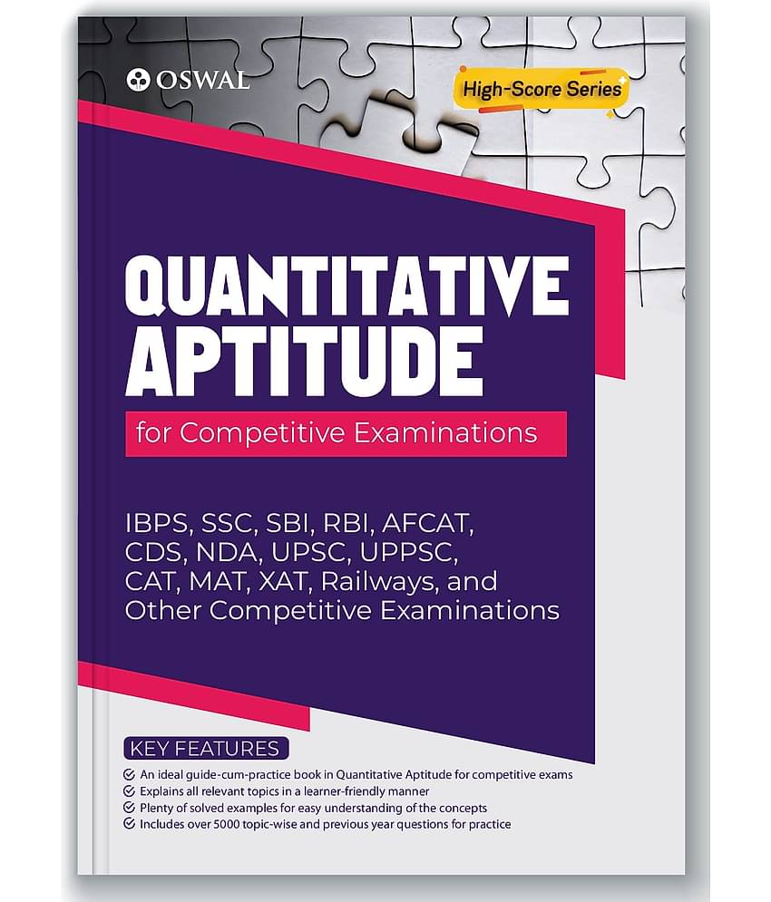 Quantitative Aptitude For Competitive Examinations