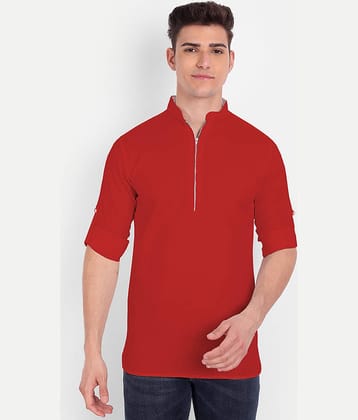 UNI VIBE - Blue Cotton Slim Fit Men's Casual Shirt ( Pack of 1 )