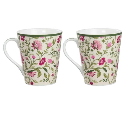 India Circus Rose Mallow Moscheutos Zing Mug Set Of 2
