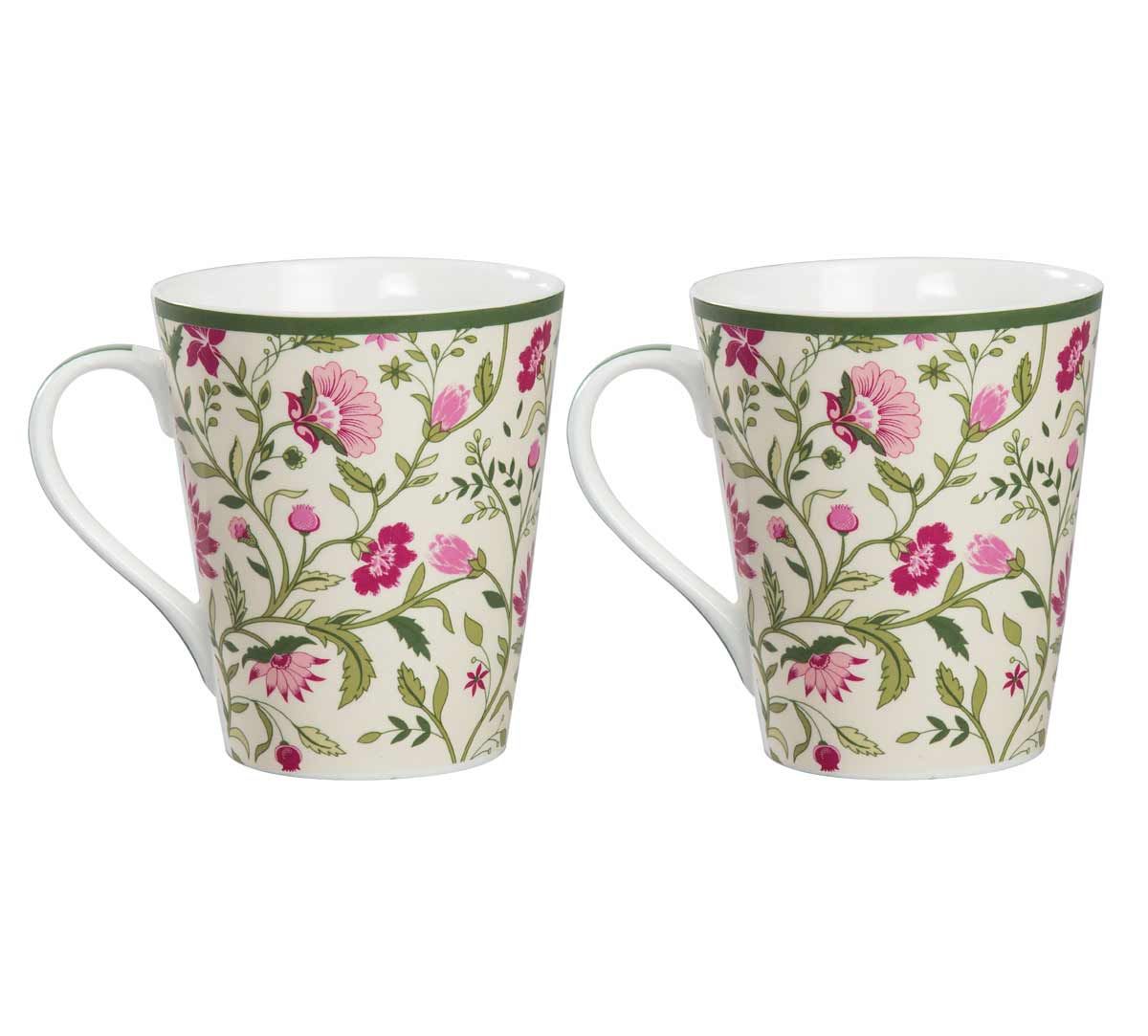 India Circus Rose Mallow Moscheutos Zing Mug Set Of 2