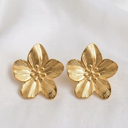 Golden Lily Earrings