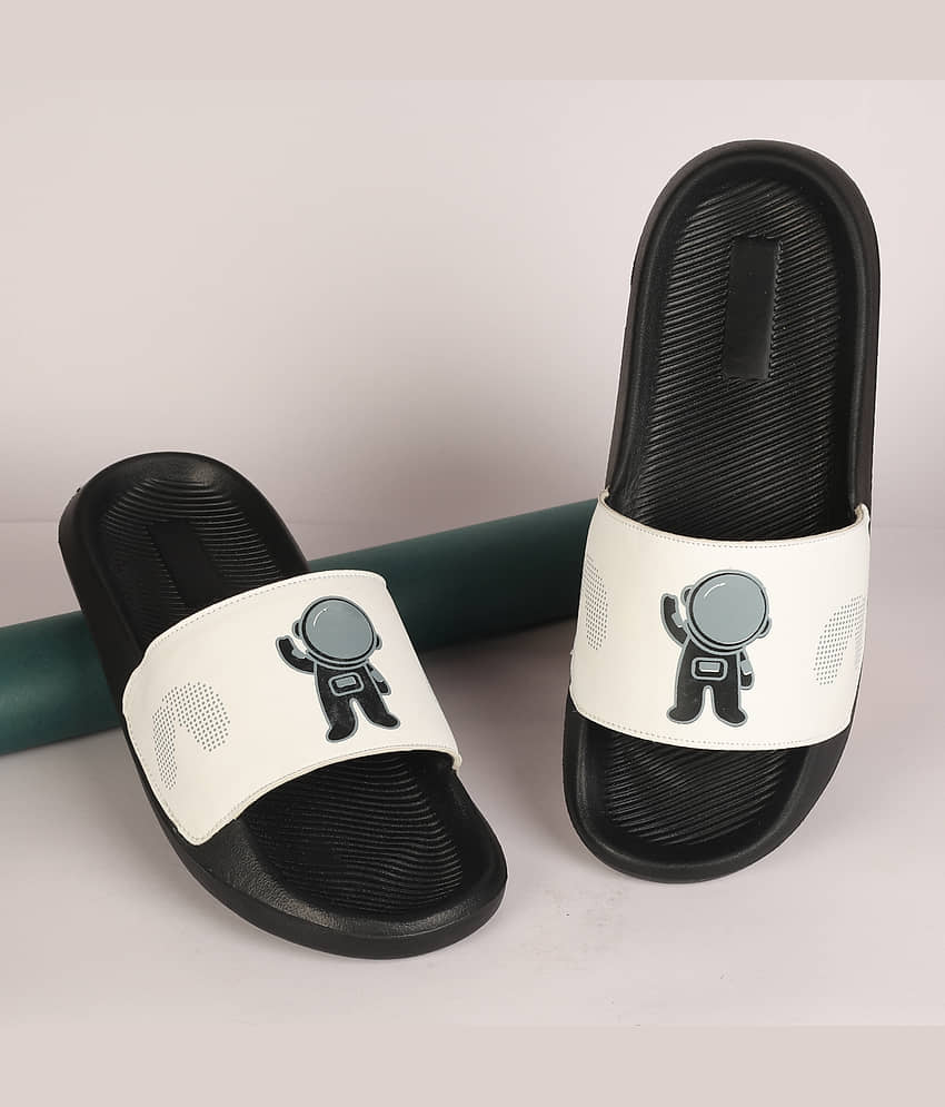 PERY PAO White Men's Slide Flip Flop