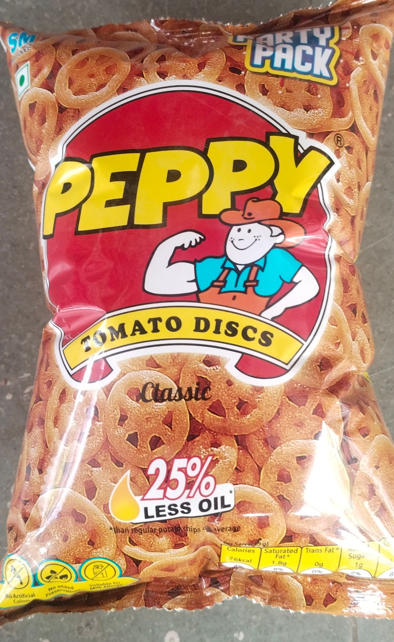 Sm foods peppy tomato discs