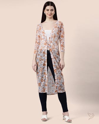 Georgette Shrug-S / Orange Shrug