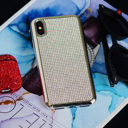 Bling Diamond Rhinestones Luxury Cover-iPhone XS / X