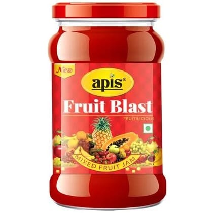 Apis Fruit Blast - Mixed Fruit Jam, 450 gm - Buy 1 Get 1 Free