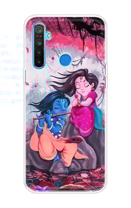 Radha Krishna Art Soft Cover for Realme 5