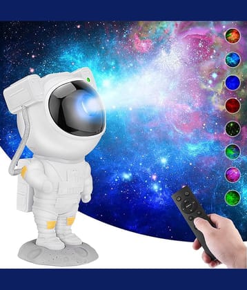 Miradh Astronaut Galaxy Projector with Remote Control - 360Â° Adjustable Timer Kids Astronaut Nebula Night Light