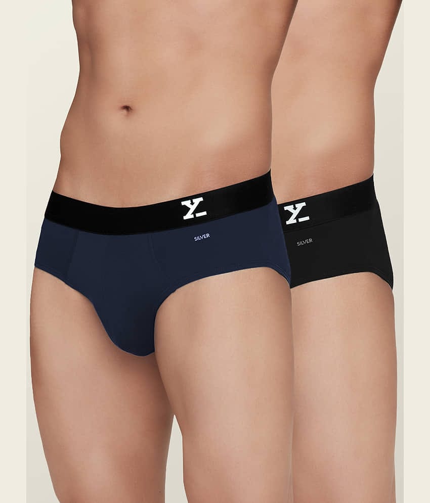 XYXX Pack of 2 Cotton Briefs For Men's ( Multicolor )