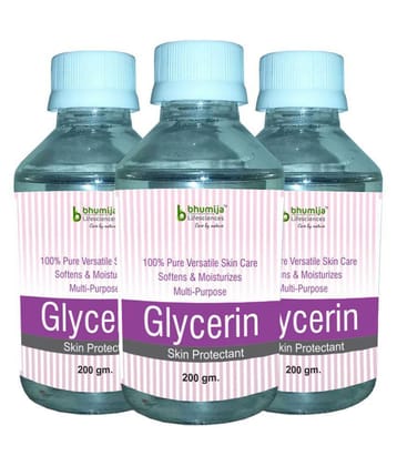 GLYCERIN 200G. (PACK OF THREE)