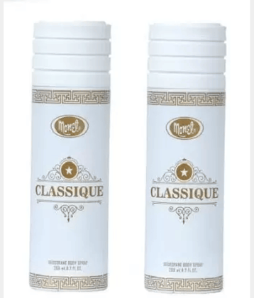 MONET CLASSIQUE Deodorant Spray - For Men & Women  (200 ml each, Pack of 2)