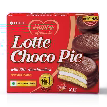 Lotte Choco Pie (Pack of 12), 336g