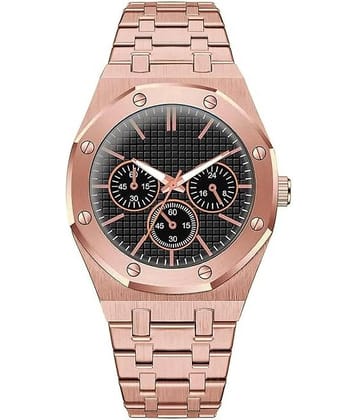 MIVAAN Bronze Stainless Steel Analog Men's Watch