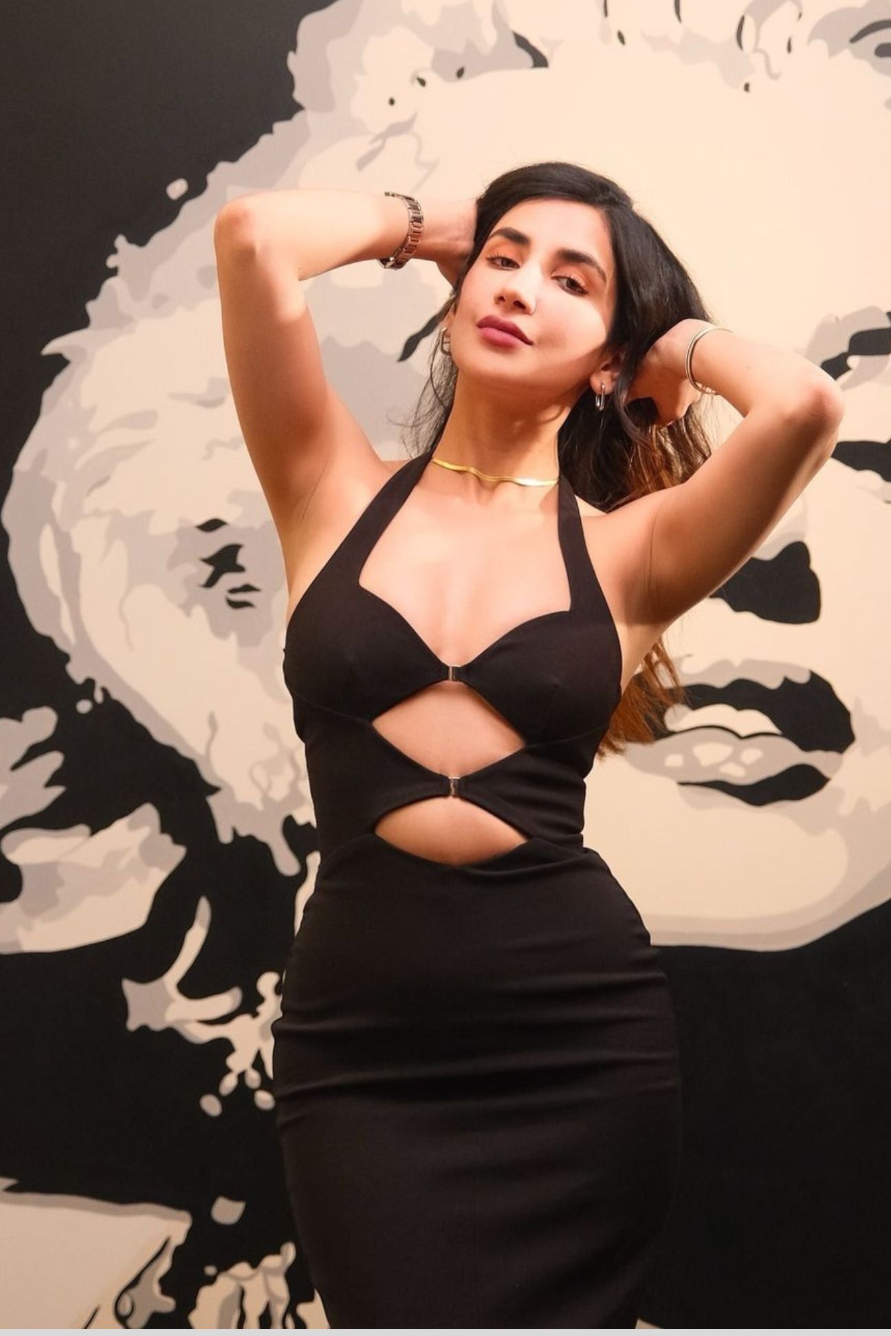 Orion's Belt Buckle Dress-XXS