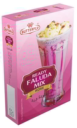 Butterfly Ready Faluda Mix, 100g (Rose) by Butterfly Dessert Mixes and Bakery Needs. Butterfly Ready Faluda Mix, 100g (Rose) by Butterfly Dessert Mixes and Bakery Needs.