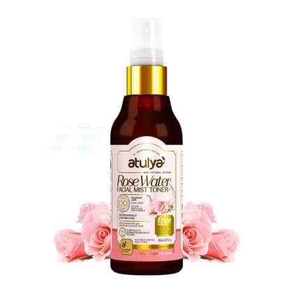 Atulya Rose Water Facial Mist Toner | Refreshing and Hydrating - 150ml Atulya Rose Water Facial Mist Toner | Refreshing and Hydrating - 150ml