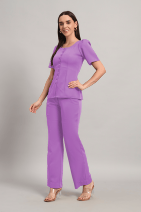 Ease Mode Co-ord, Lilac-XS / XS
