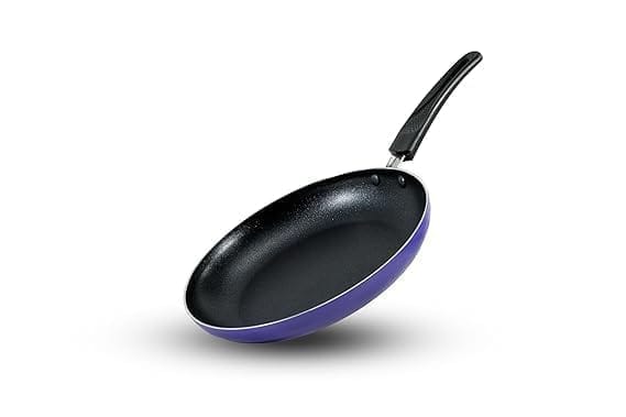 Nidhi Non Stick Taper Fry Pan I 240 mm Diameter I 2.3 Mm I 1.4 LTR Volume