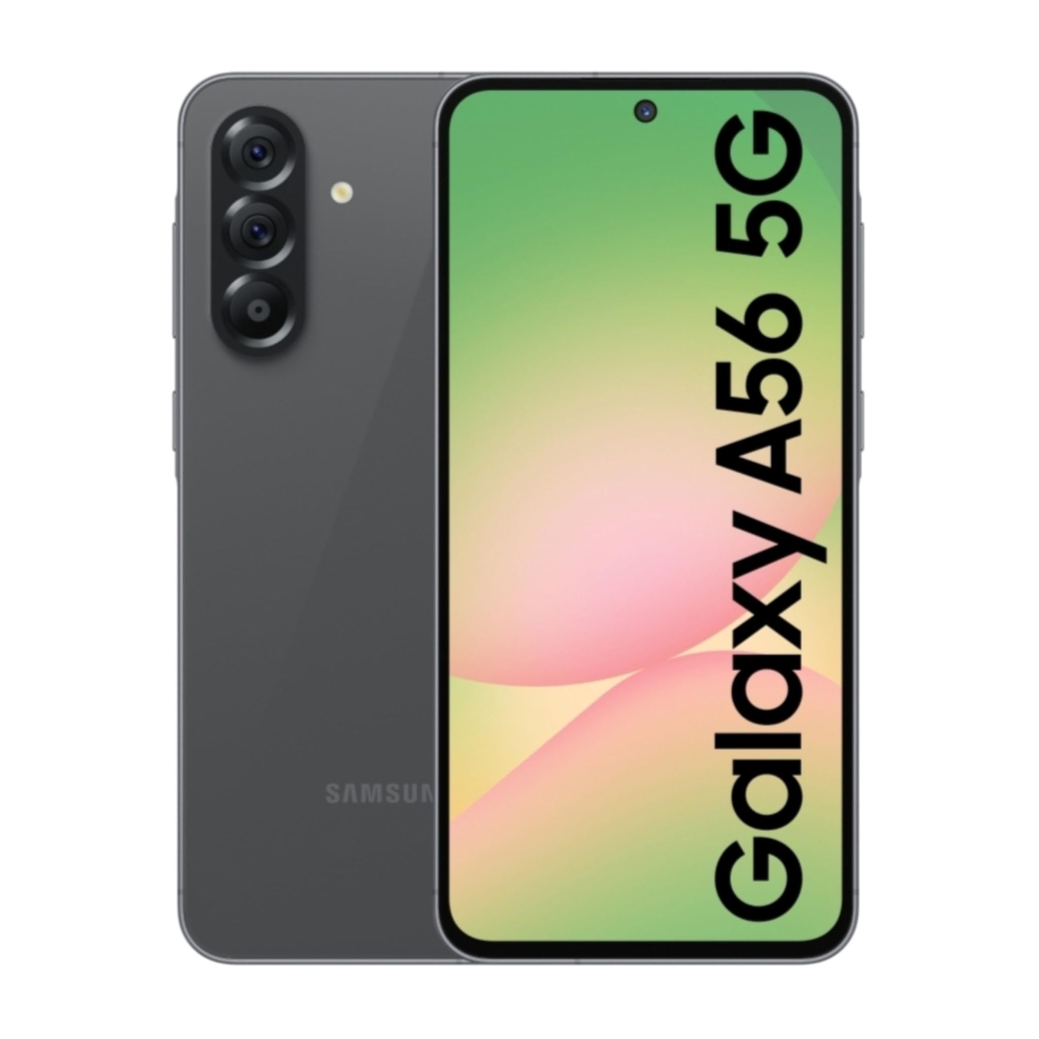Samsung Galaxy A56 5G (Awesome Graphite, 12GB, 256GB) | Metal Frame | Gemini Live | Awesome Intelligence (AI): Circle to Search, Instant Slo-Mo, Auto-Trim, Object Eraser | Flagship Grade Camera Samsung Galaxy A56 5G (Awesome Graphite, 12GB, 256GB) | Meta