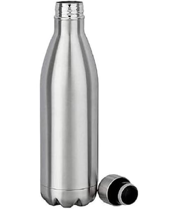 Bluedeal Silver Fridge Water Bottle 500 mL ( Set of 1 )