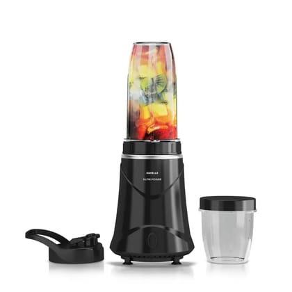 Havells Nutri Power Blender 350 W Mixer Grinder| 1 Speed Switch| Leak Free Sipper Lid (Black) Havells Nutri Power Blender 350 W Mixer Grinder| 1 Speed Switch| Leak Free Sipper Lid (Black)