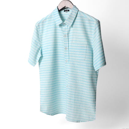 Ikat Blue- Eka Dwi Shirt#15-XS