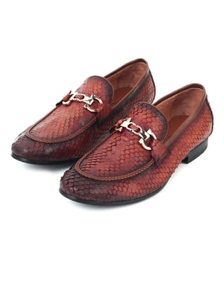 Delco Men Prestige Leather Moccasin-40 / Black