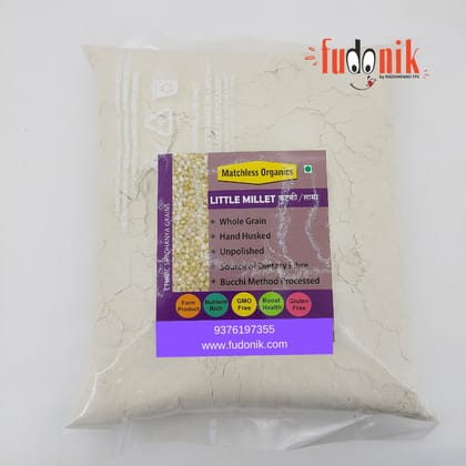 Fudonik Little Millet Flour (Kutki/Samai Atta) | Stone Ground Superfood | Gluten-Free & Nutrient Dense | Versatile Cooking