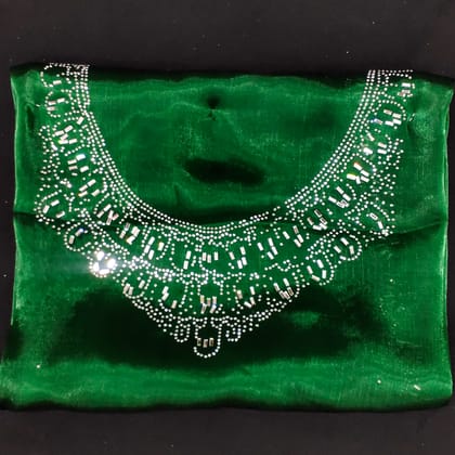 Womens New Latest Bollywood Fancy Party Wear Premium Jimmi chu and  Swaroski  Work with Fancy cut work border Saree With Blouse