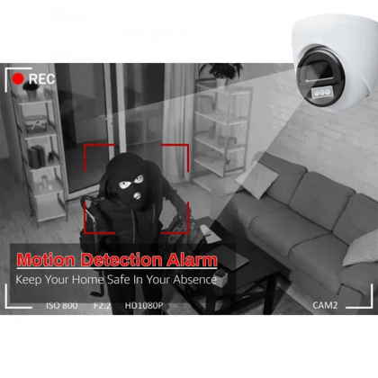 Dome Camera 3MP IP Camera (Indoor) | Smart Dome Camera,Motion Detection, Rotating, Viewing via Mobile App, Low Illumination CMOS Image Sensor