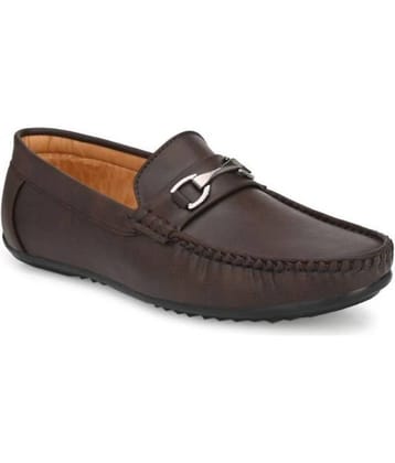 Leeport - Brown Men's Slip on loafers
