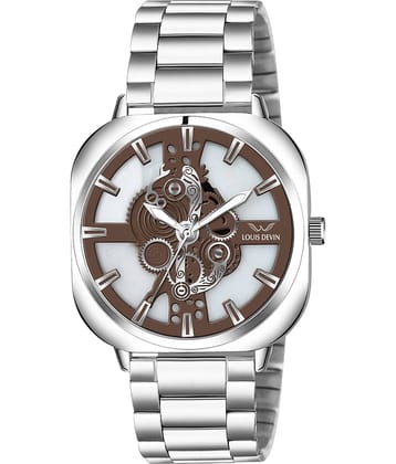 LOUIS DEVIN Silver Metal Analog Men's Watch