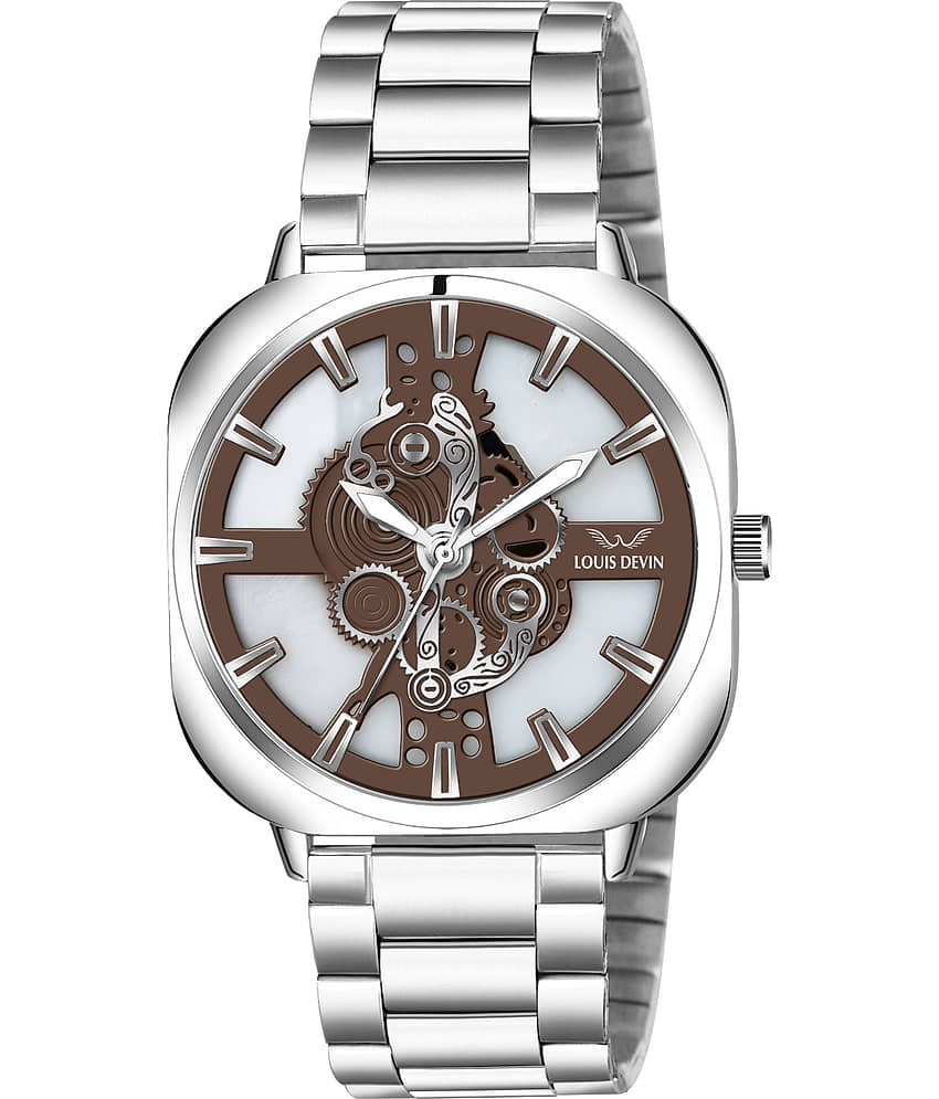 LOUIS DEVIN Silver Metal Analog Men's Watch