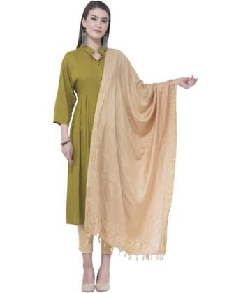 A R Silk Gold Cotton Dupatta