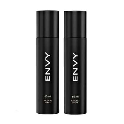 Envy Black Eau De Parfum For Men, 60 ml - Pack of 2