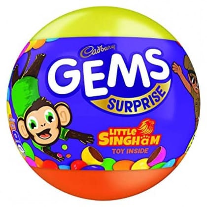 Cadbury Gems Surprise Chocolate Ball, 15.8 gm