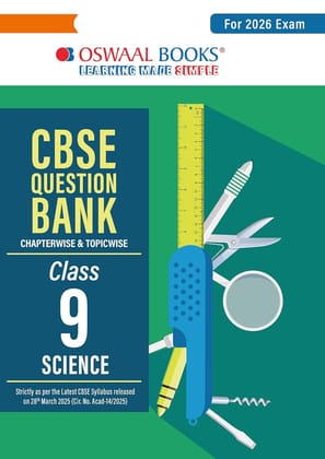 OSWAAL CBSE QUESTION BANK CLASS 9 SCIENCE FOR 2026 EXAM PAPERBACK [Paperback] Oswaal Books And Learning Private limited