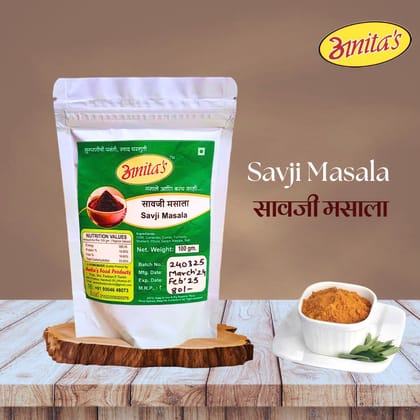 Anita's Savji Masala (100g) | Authentic Maharashtrian Spice Blend | Culinary Seasoning Anita's Savji Masala (100g) | Authentic Maharashtrian Spice Blend | Culinary Seasoning