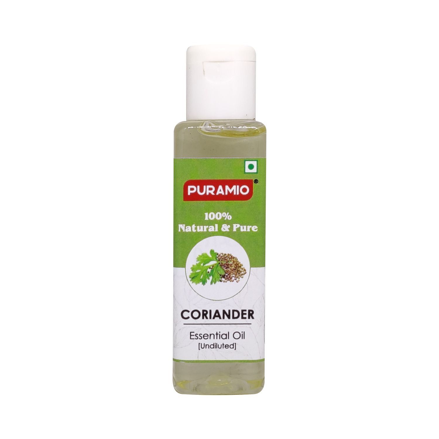 Puramio Coriander Essential Oil (Undiluted) 100% Natural & Pure, 30 ml