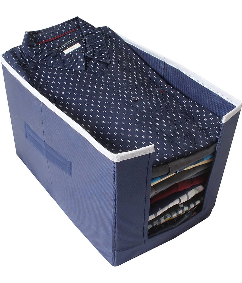 PrettyKrafts Shirt Stacker Closet Organizer - Shirts and Clothing Organizer - Exile - GreyBlack