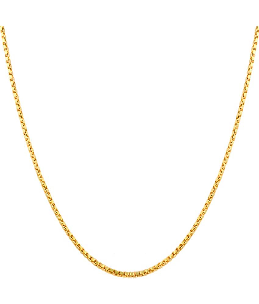 FASHION FRILL Gold Plated Chain ( Set of 1 )